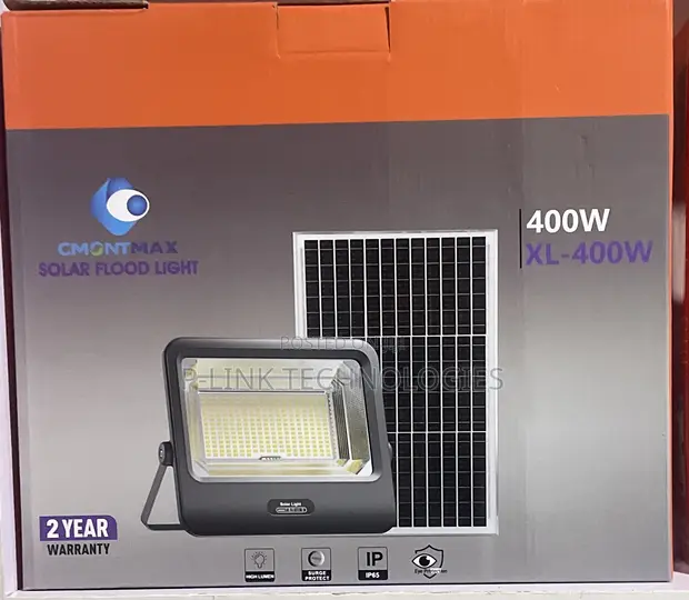 CMONTMAX 400W Solar Flood Light - 1