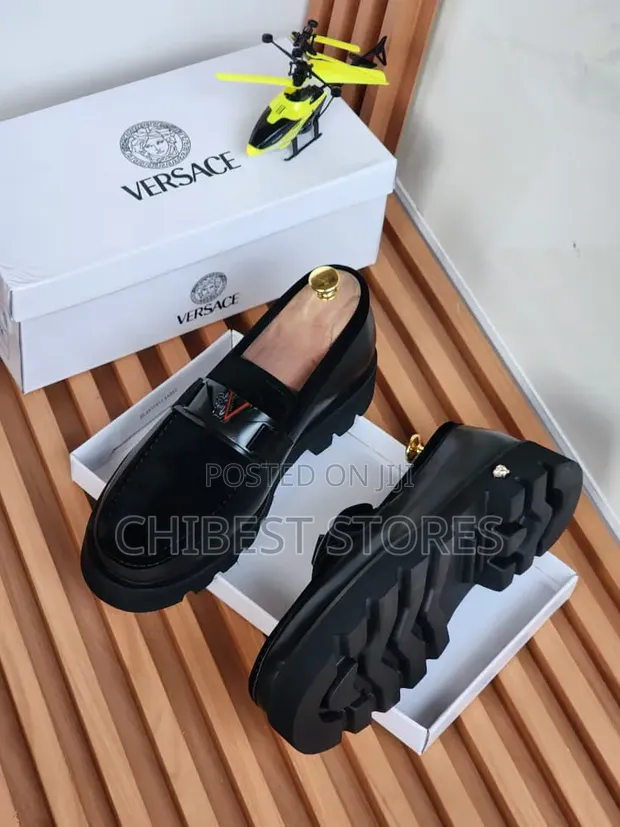 Versace Pure Original Men's Leather Shoes - 1