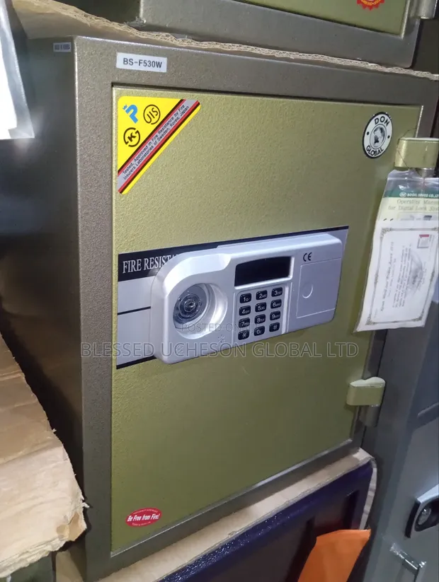 Brand New Heavy Duty Fireproof Safe with Digital Lock & Master Key - 1