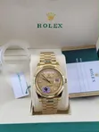 Orijinal Rolex Day-Date Namijin Agogo Zinariya - 1