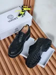 Versace Men's Leather Shoes - Black - 2