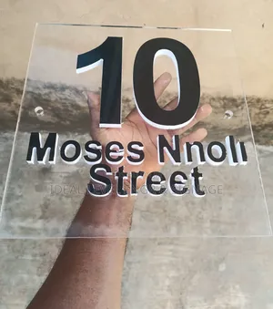 3D House Number Signage