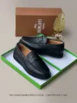 Berluti Textured Leather Designer Dress Loafers - 1