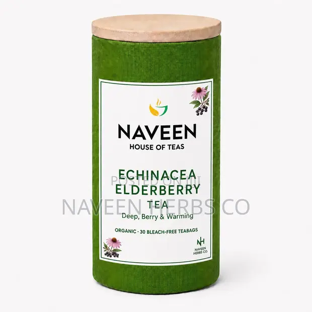 Naveen Herbs Echinacea Elderberry Tea - 30 Teabags - 1