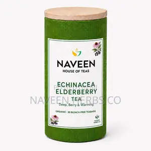 Naveen Herbs Echinacea Elderberry Tea - 30 Teabags