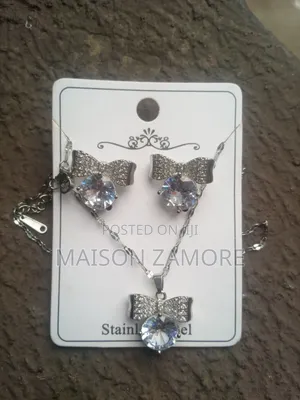 Necklace, Earrings, and Rings Set