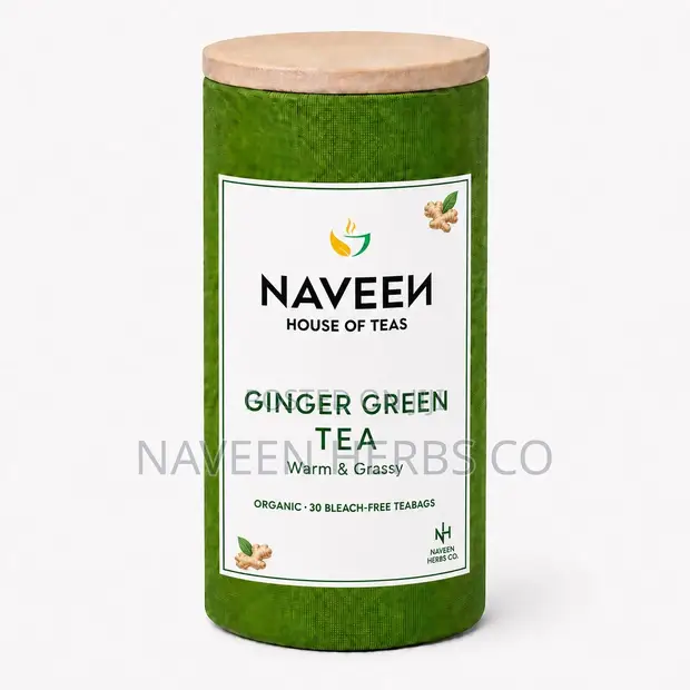 Premium Ginger Green Tea - 30 Teabags - 1