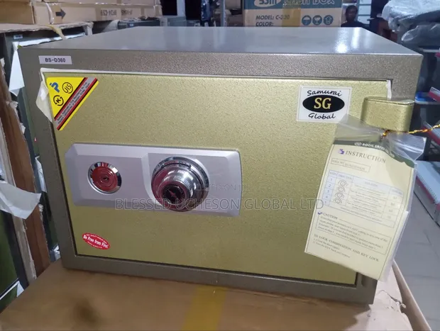 Sabon Safe Mai Ƙarfi Mai Hana Wuta tare da Combination Lock - 1