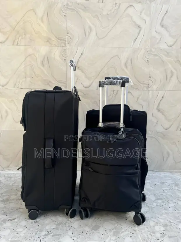 Durable Black Softshell Spinner Luggage - Expandable - 1