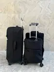 Durable Black Softshell Spinner Luggage - Expandable - 1