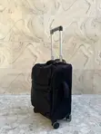 Durable Black Softshell Spinner Luggage - Expandable - 3