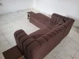 Sofa Mai Launi Brown Mai Girman Girma Tare Da Kujeru 2 - 2