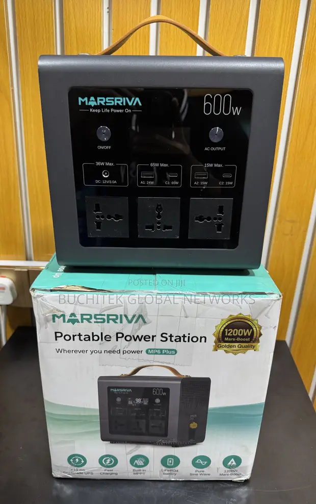 Marsriva MP6 Plus 600W 512Wh Portable Power Station - 1