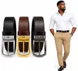 Elegant Leather Belt - 2 Colours, 3 Designs - 2