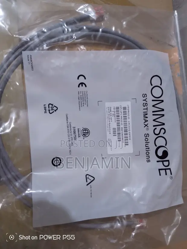 Commscope Cat6 Network Flylead 3m - 1