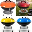 Portable Charcoal Barbecue Kettle Grill - 4