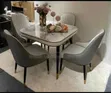 Brand New 4-Seater Marble Dining Set - 2