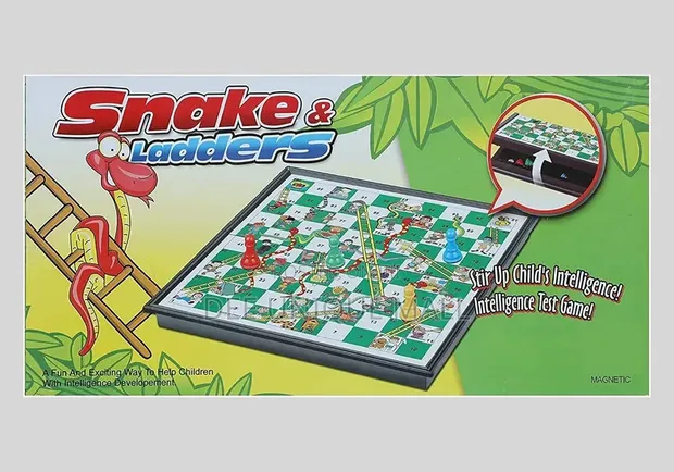 Big Size Magnetic Snake and Ladder Board Game - 1