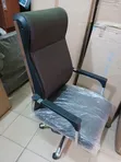 Executive Swivel Leather Office Chair - Brown - 2