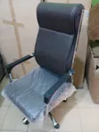 Executive Swivel Leather Office Chair - Brown - 3
