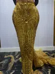 Beaded Lace Fabric - 5 Yards - 3