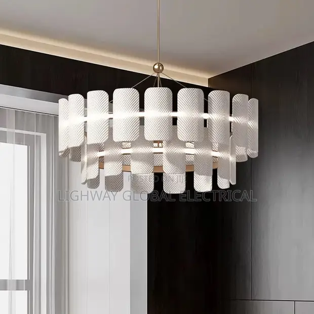 Sabon Fari Modern Acrylic LED Lobby Chandelier (650mm) - 1