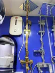 PUR Square Gold Standing Shower - 2