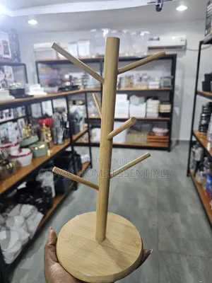 Wurin Zama Kofin Kofi na Katako / Tsayawa