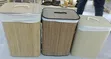Foldable Bamboo Laundry Basket with Lid (60L) - 1