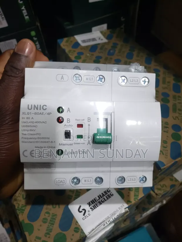 Unic Dual Power Automatic Transfer Switch 4 Pole - 1