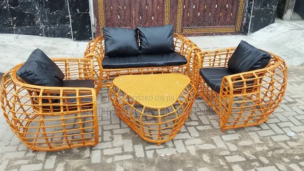 Outdoor Mini Sofa Set with Center Table - 1