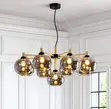 Nordic Modern Glass Spherical Chandelier - 1
