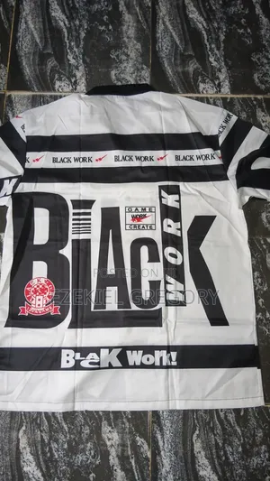 Black & White Printed Short Sleeve Shirt