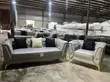 7 Seater Sofa Set - Navy Blue & Ash Da Zinare - 2