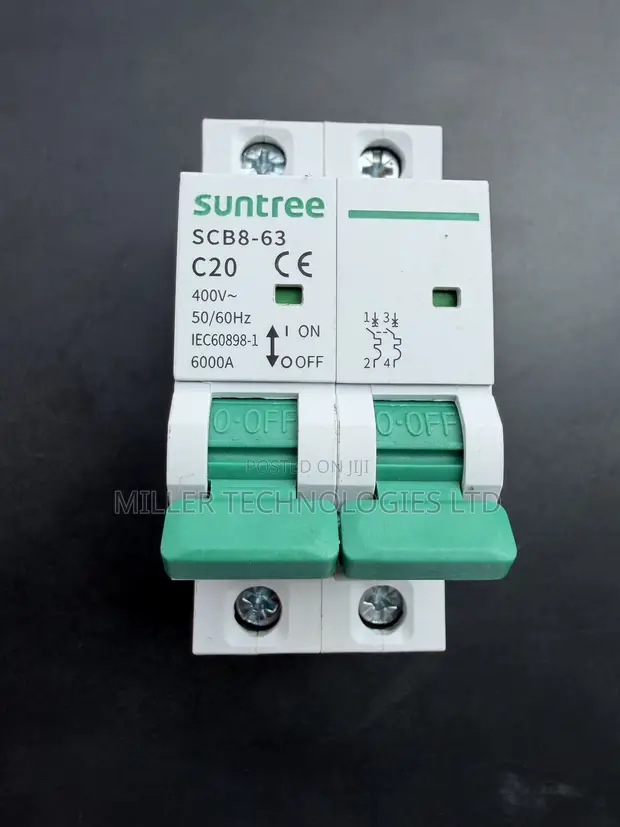 Suntree SCB8-63 20A AC MCB - Biyu Pole - 1