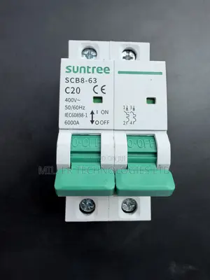 Suntree SCB8-63 20A AC MCB - Biyu Pole