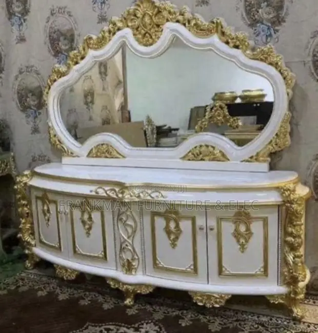 Royal Console Table with Mirror - 1