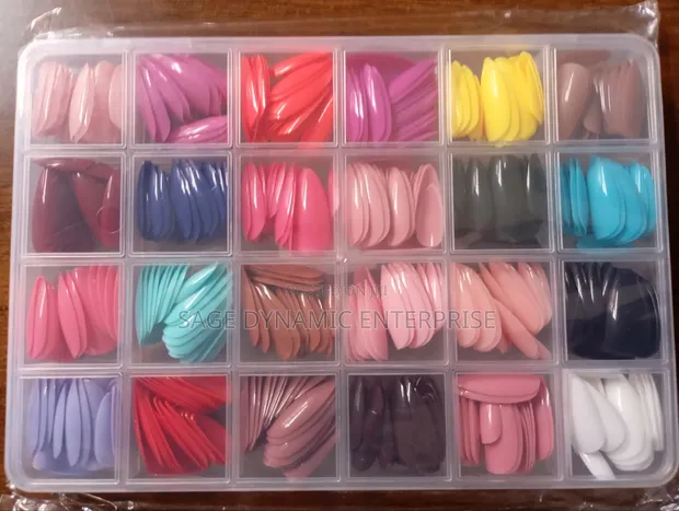 Glossy Press-On Nails (576/Box) - 1