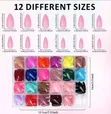 Glossy Press-On Nails (576/Box) - 4