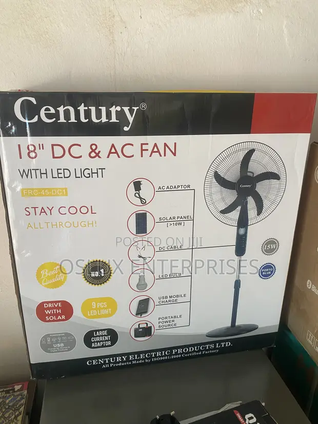 Century 18" DC/AC Fan - 1