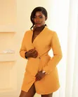 Double Breasted Suit Dress - 2