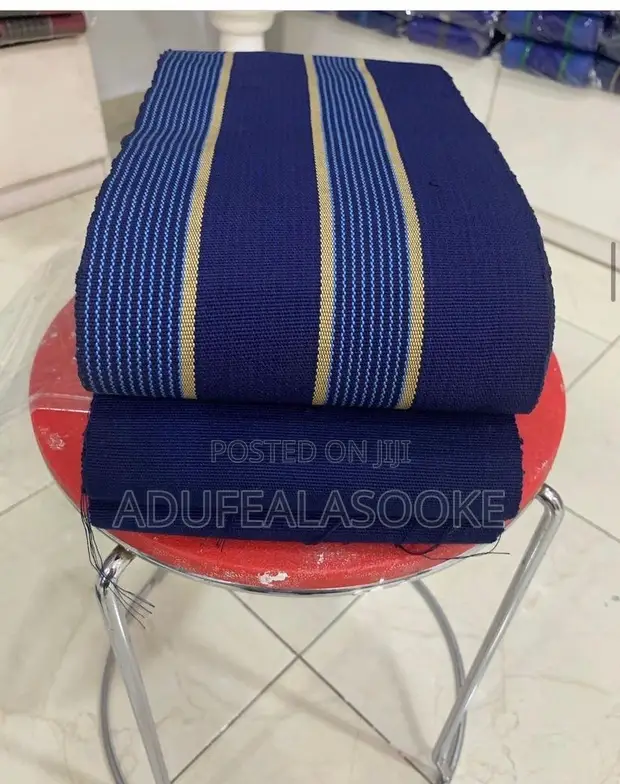Plain da Pattern Vintage Asooke Fabric - 1