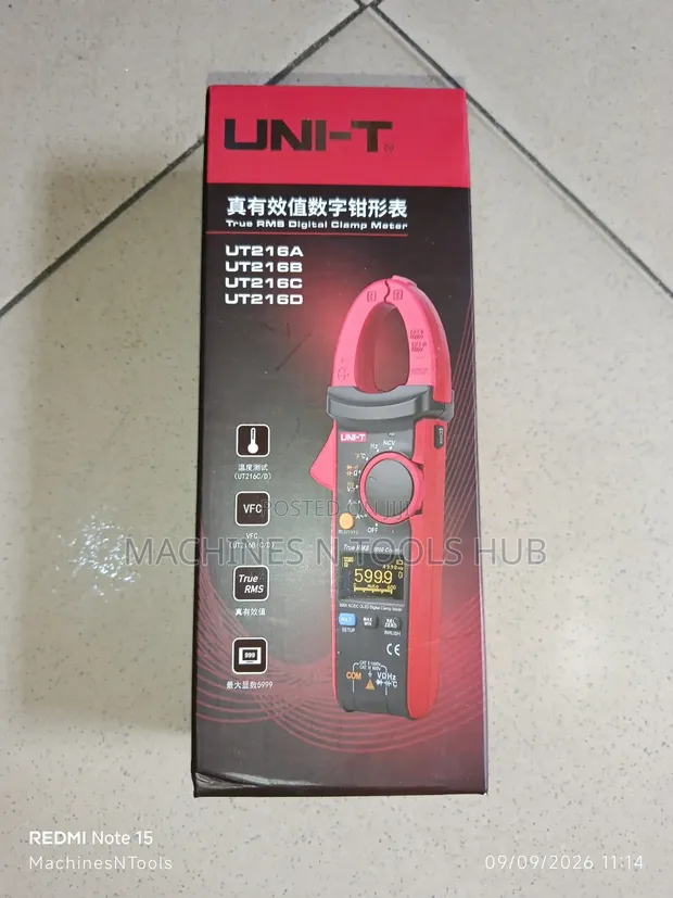 Uni-T UT216B Digital Clamp Meter - 1