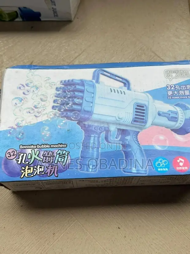 32-Hole Bubble Gun Machine - Rechargeable - 1