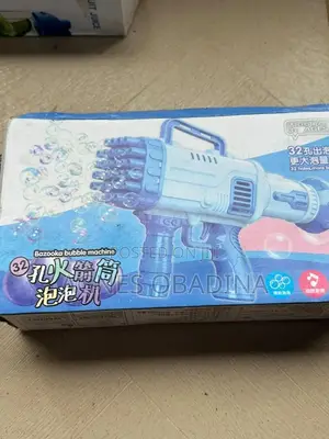 32-Hole Bubble Gun Machine - Rechargeable