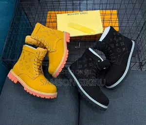 Louis Vuitton Monogram Ankle Boots - Pinkish-Orange Sole