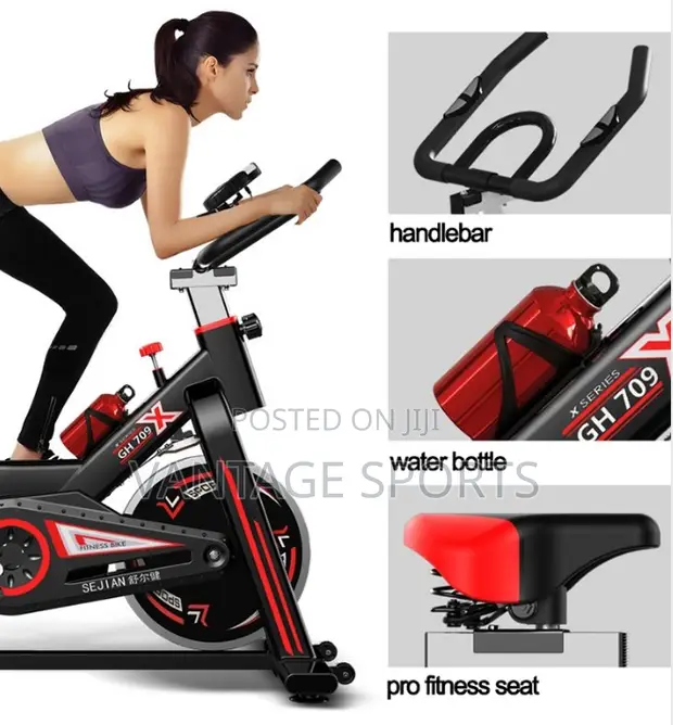 Spin Bike for Home/Gym Cardio Fitness - 1