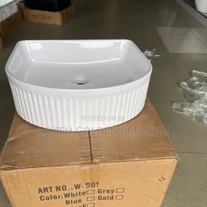 Farin Ceramic Arch Basin - 15.7" Round Vessel Sink