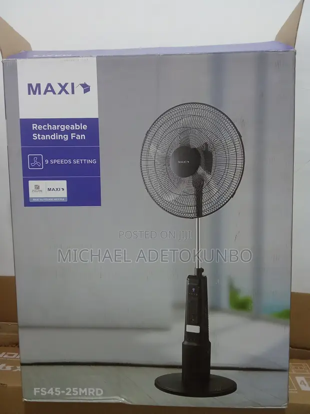 Maxi Rechargeable Fan - 1