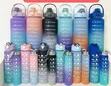 3-in-1 Motivational Ruwan Sama Mai Alamar Lokaci (2000ml/900ml/300ml) - 1